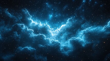 Fototapeta premium Starry Nebula Night Sky Abstract