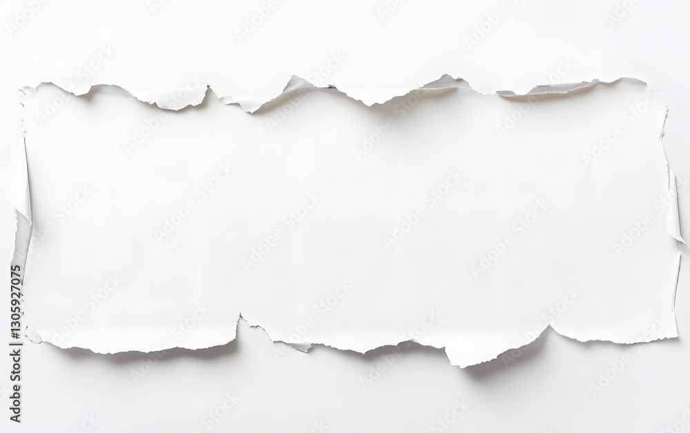 Poster torn white paper frame background abstract texture