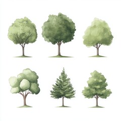 Fototapeta premium Green tree in Spring