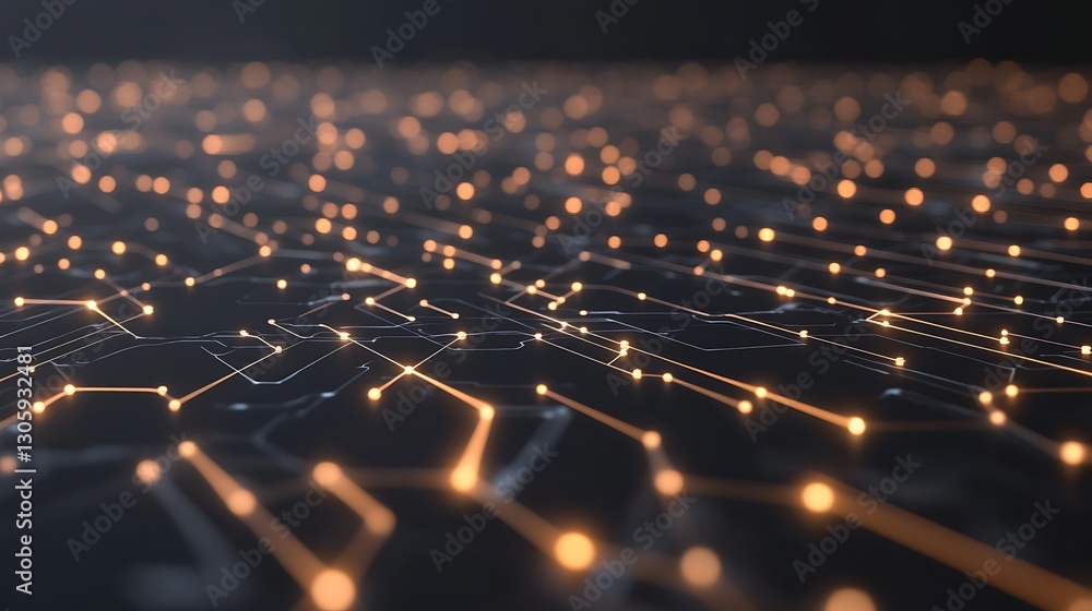 Poster ahmadwahyuutomo776@gmail.com Futuristic image depicting the evolution of global finance with AI enhancements.