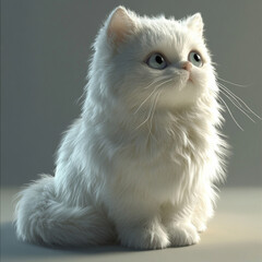 Fototapeta premium 3D Persian Cat