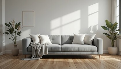Conceptual minimalist home interior photography