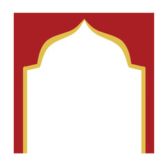 Red Frame for Ramadan