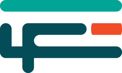 Obraz premium Modern Rounded Splash Element Set