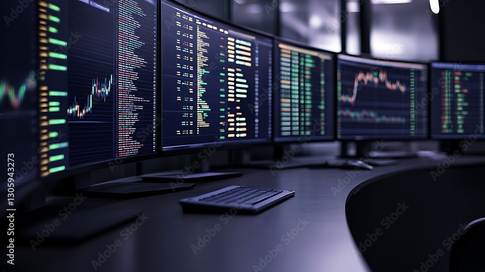 Poster ahmadwahyuutomo776@gmail.com High-frequency trading ecosystem image featuring ultra-fast AI technology in a visual format.