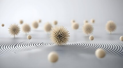 Fototapeta premium and dynamic image showcasing a ferrofluid sculpture with organic magnetic spikes and flowing shimmering metallic textures