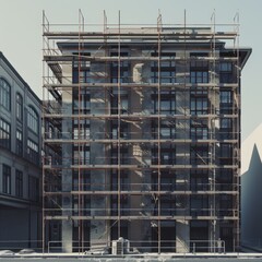 Renovation of a Modern Building Blending Old and New Elements