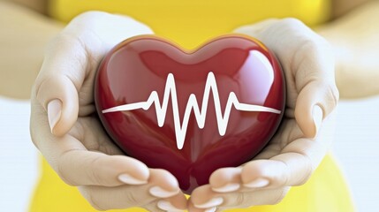 Promoting heart health awareness through emotional connection community infographic indoor engaging concept