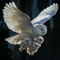 owl in flight