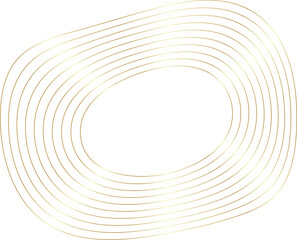 Gold liquid geometric shapes. Graphic elements
