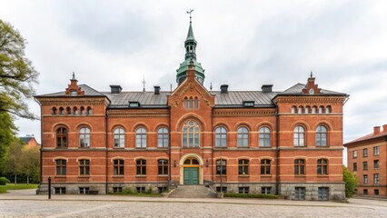 Lund University Old Surgery Clinic Bokeh Photography: Historic Swedish Building Night Photography