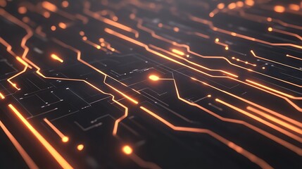 Futuristic smart grid network illustration with hyper-detailed design elements and advanced technology features.