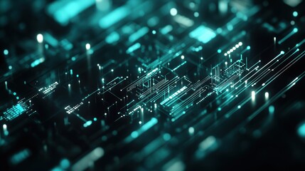 Obraz premium High tech background template design.