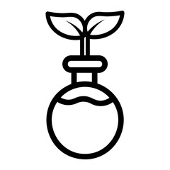 flask Line Icon