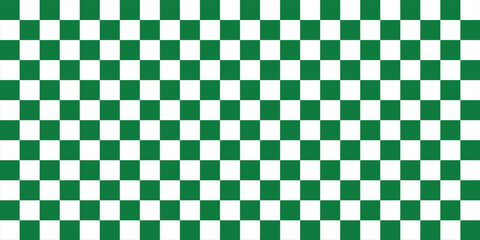 Naklejka premium Black and white checkered pattern, Checkerboard seamless pattern