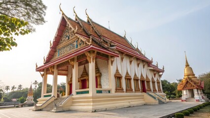 Wat Khao Banchob Temple Thailand Long Exposure Photography, Stunning Architecture, Artistic Details, Buddhist Temple, Night Photography, Golden Temple