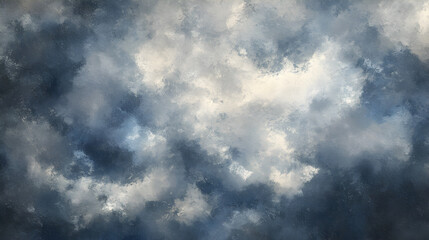 Obraz premium cloud texture with dark gray and subtle blue undertones 