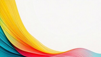 Fototapeta premium abstract colorful wave background