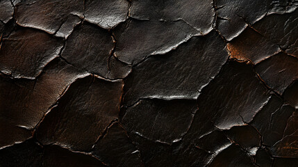 leather texture with deep shadows and a rugged aged appearance 