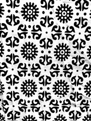 Black and white pattern background
