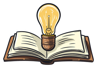PNG Openbook lightbulb publication intelligence.