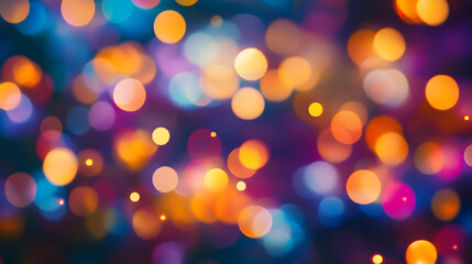 Fototapeta premium bokeh lights with a festive and glowing atmosphere 