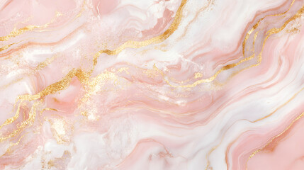 pink marble texture with delicate white and gold veins 