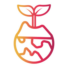 ecology Line Gradient Icon