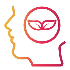 ecology idea Line Gradient Icon