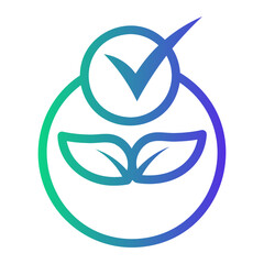 organic Line Gradient Icon