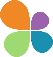 둥근 인포그래픽 벡터 일러스트