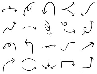 hand drawn arrows