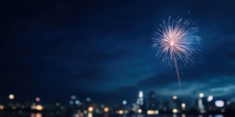 A breathtaking display of fireworks bursting in the night sky, illuminating the landscape with brilliant colors and bringing joy and wonder to all who witness it.