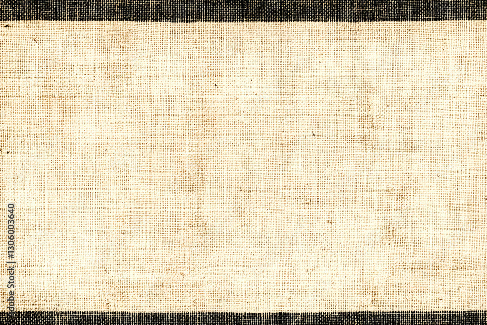 Poster high-resolution image of textured burlap fabric with a subtle vintage feel. perfect for design backg