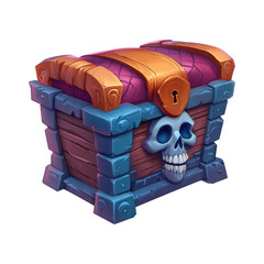 Pirate skull chest