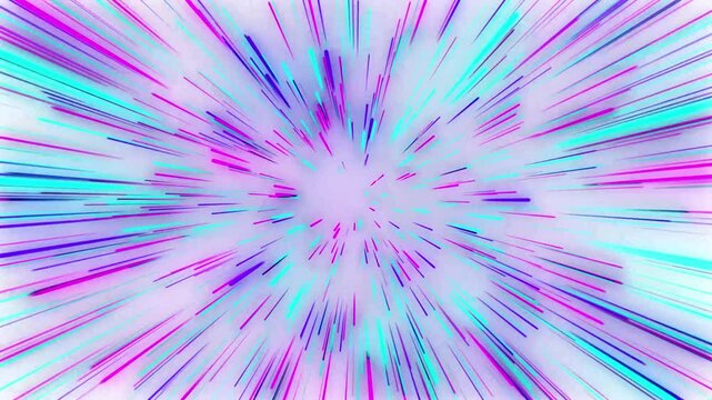 Neon lines zoom looping background motion graphic animation