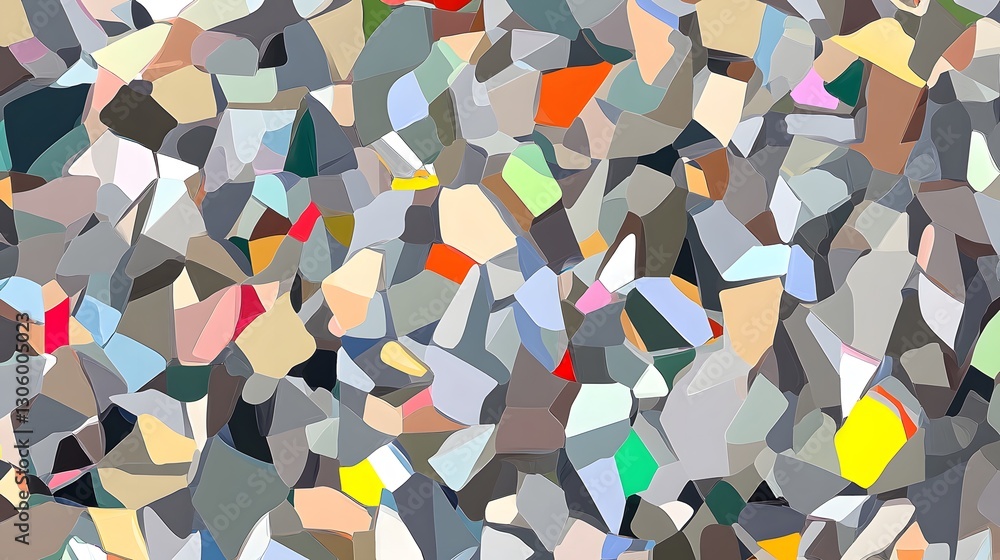 Poster abstract geometric colorful shapes mosaic pattern background