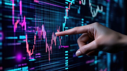 Analyzing financial markets global stock exchanges data visualization digital environment user perspective technology insights