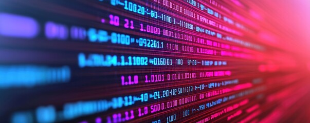 Medical Challenges Diagnosis Concepts. Abstract colorful data visualization with glowing lines and numbers.