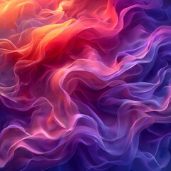 Fototapeta premium Abstract Fluid Gradient Background with Neon Purple and Hot Pink Seamless Texture