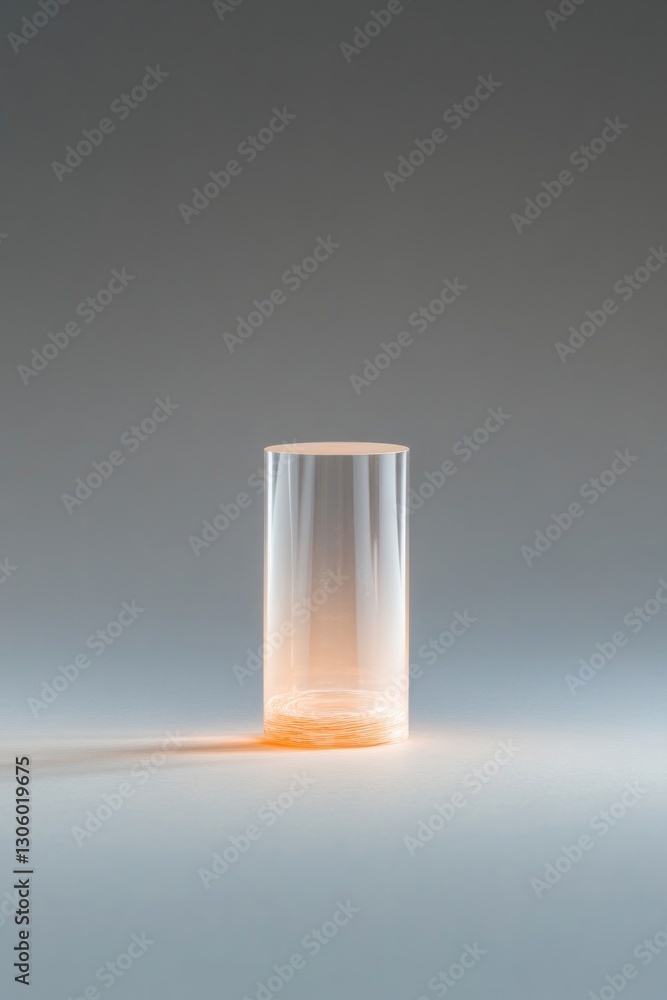 Poster single section of lhc perfectly isolated on gradient gray background with clean lighting