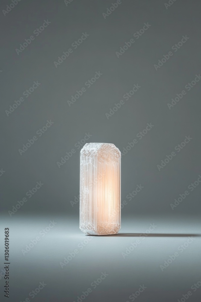 Poster single section of lhc perfectly isolated on gradient gray background with clean lighting