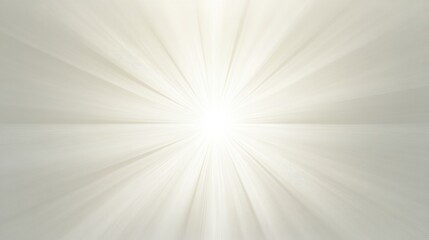 Radial Light Pattern, White and Beige Tones