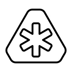 Fototapeta premium Medical Alert Icon