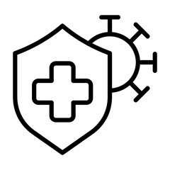 Obraz premium Vaccination Icon