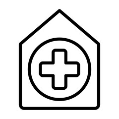 Obraz premium Hospital Icon