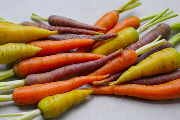 Fresh carrot vegetables, Ripe carrots