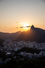 Rio de Janeiro bei Sonnenuntergang