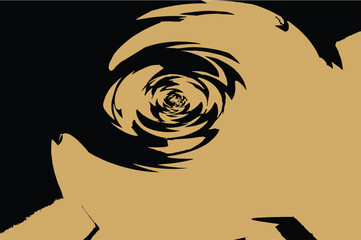 Minimalist abstract background pattern. Modern Paper cut effect, stylish geometric, lake, splash background for poster, banner, sticker or flyer. Copy space Book title idea