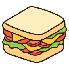 sandwich vector illustration